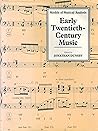 Early Twentieth-Century Music (Models of Musical Analysis)