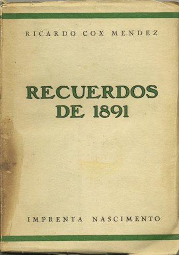 Recuerdos de 1891. (Paperback)