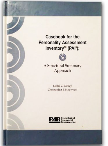 Casebook for the Personality Assessment Inventory: A Structural Summary Approach (Hardcover)
