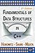 Fundamentals of Data Structures in C++ by Ellis Horowitz (2007-01-01)