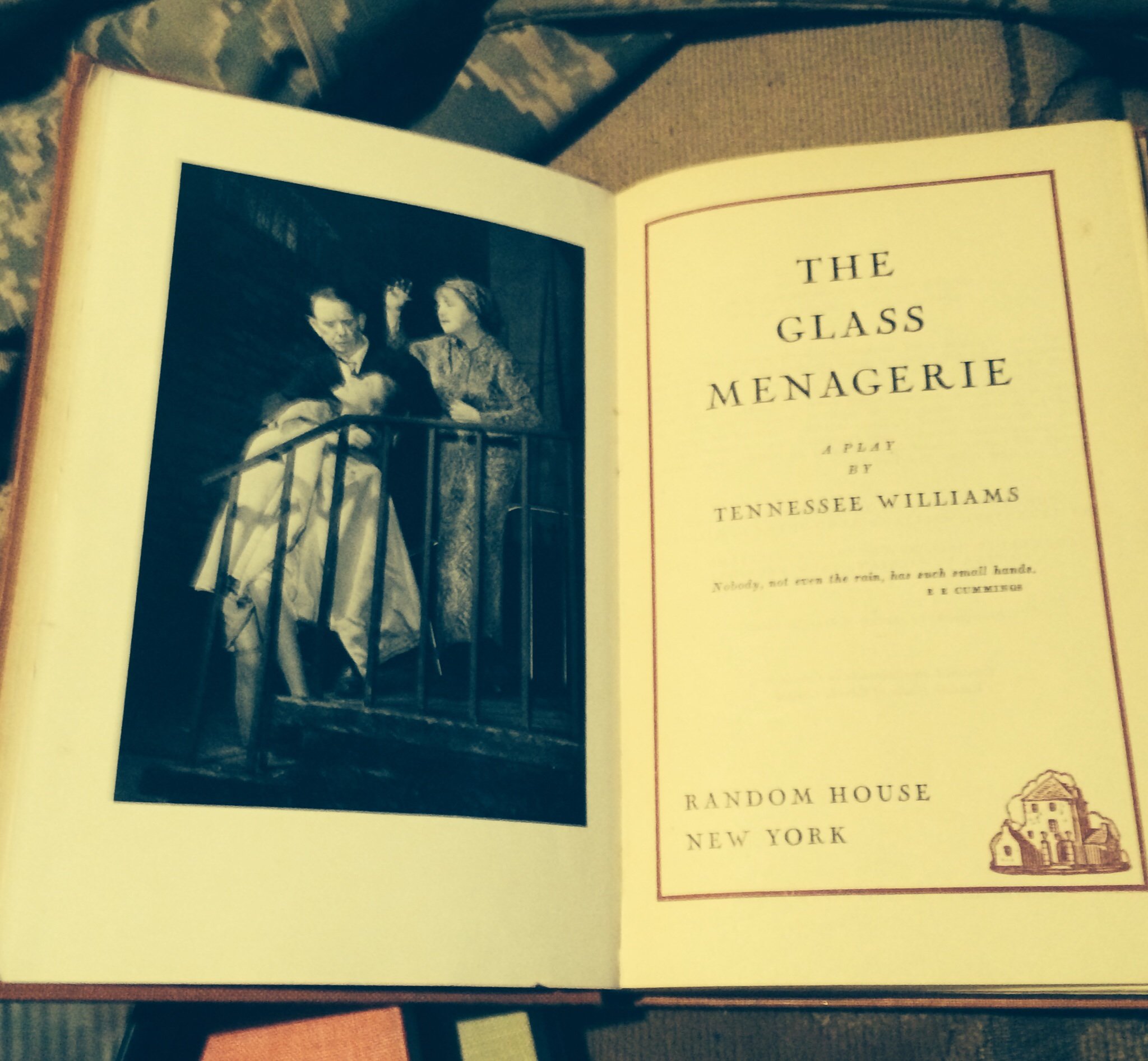 The Glass Menagerie. A Play By Tennessee Williams