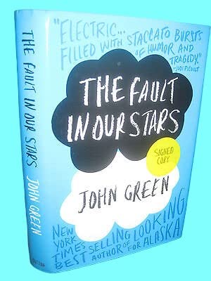 Rare Antique THE FAULT IN OUR STARS John Green SIGNED 1st Edition FILM Movie FIRST PRINTING [Hardcover] John Green