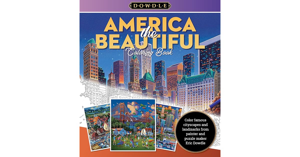 Book giveaway for America the Beautiful Coloring Book by Eric Dowdle ...
