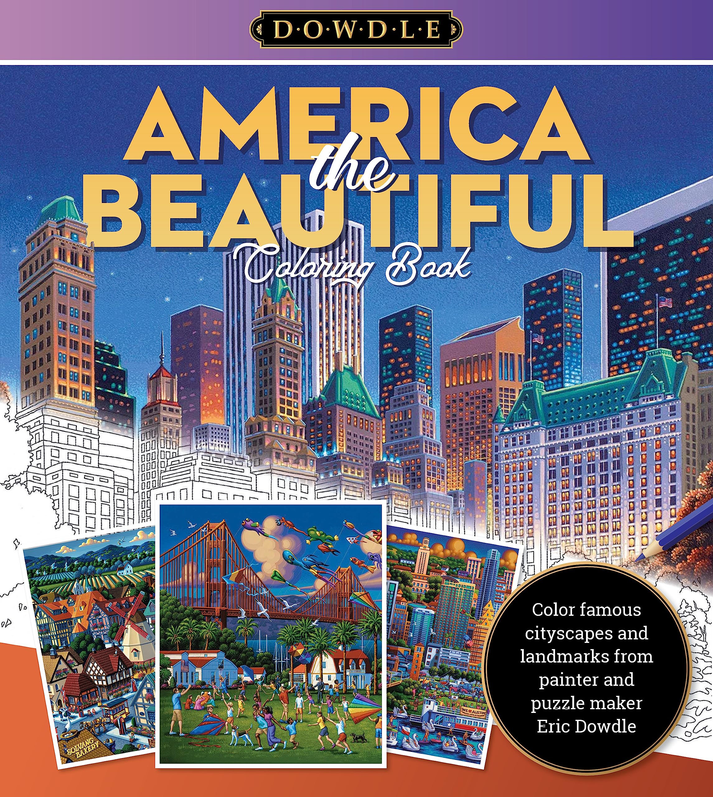 America the Beautiful Coloring Book (Paperback)