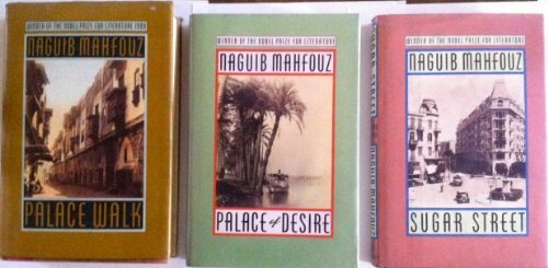 The Cairo Trilogy (Palace Walk, Palace of Desire, Sugar Street) First Editions