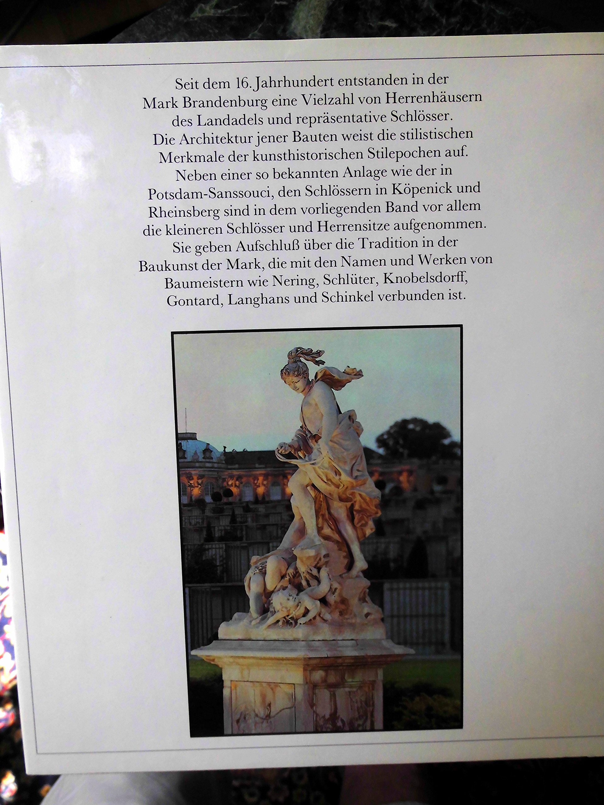 Schlösser und Gärten in der Mark Brandenburg (Hardcover)