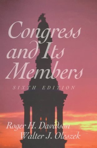 Congress and Its Members by Roger H. Davidson (1997-01-31)