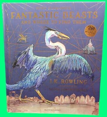 Collectible Rowling FANTASTIC BEASTS & WHERE TO FIND THEM First ed UK HC SIGNED Gill Artist