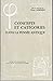 Concepts et catégories dans la pensée antique