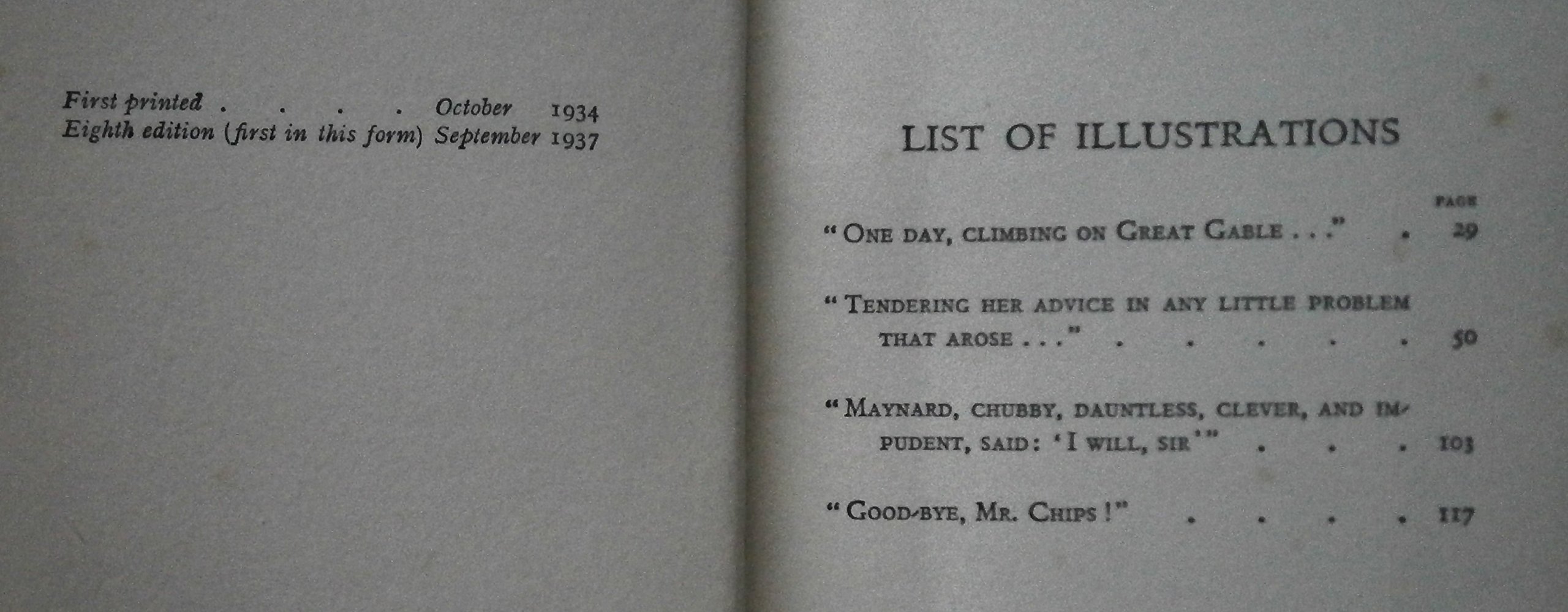 Goodbye, Mr Chips