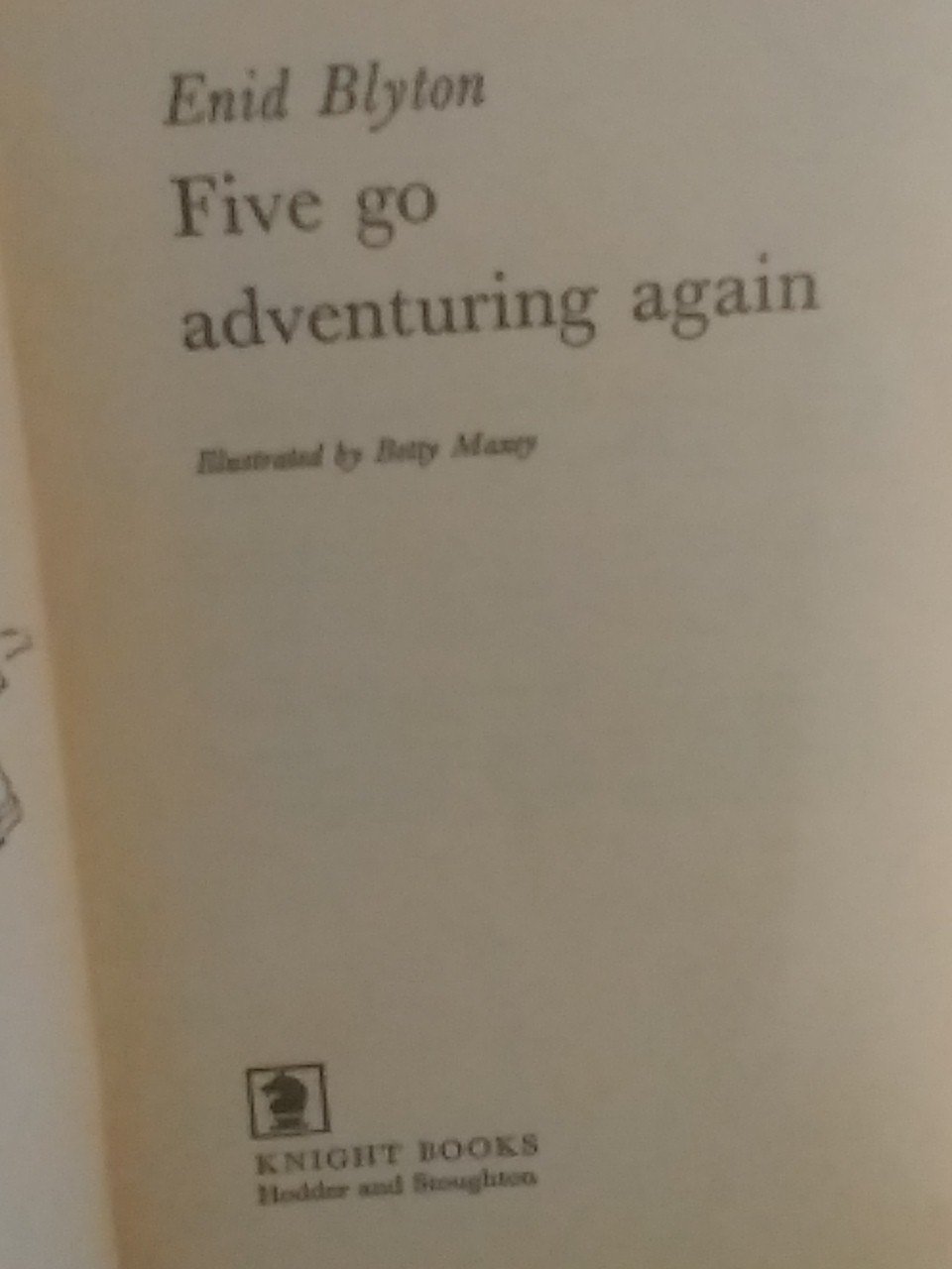 Five Go Adventuring Again
