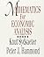 Mathematics for Economic Analysis by Knut Sydsaeter, Peter J. Hammond 1st edition (1995) Paperback