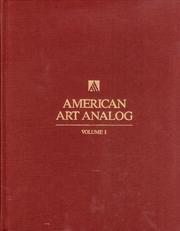 American Art Analog (Library Binding)