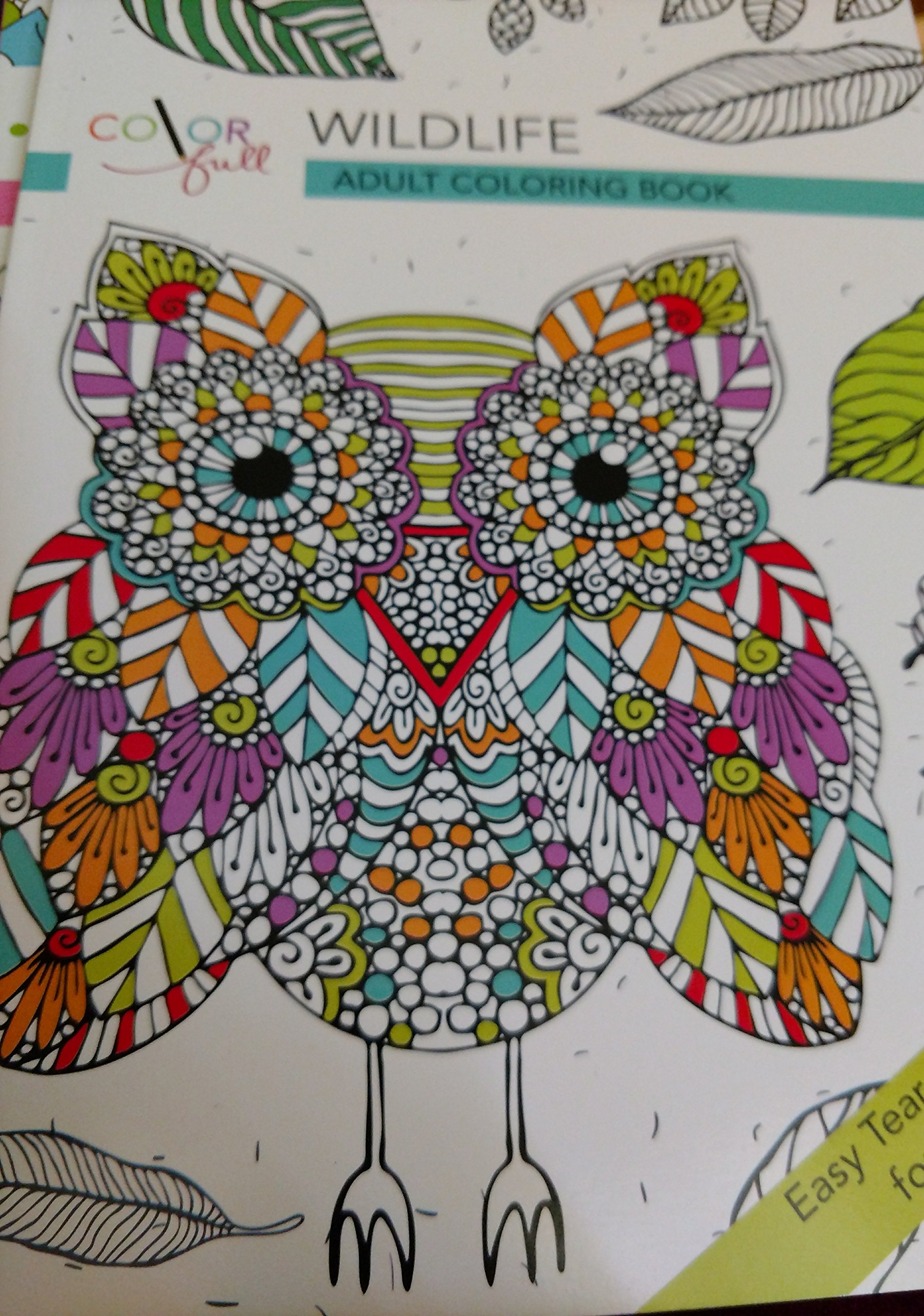 Color Full Wildlife Adult Coloring Book (Paperback)