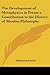 The Development of Metaphysics in Persia a Contribution to the History of Muslim Philosophy by Muhammad Iqbal (2005-01-11)