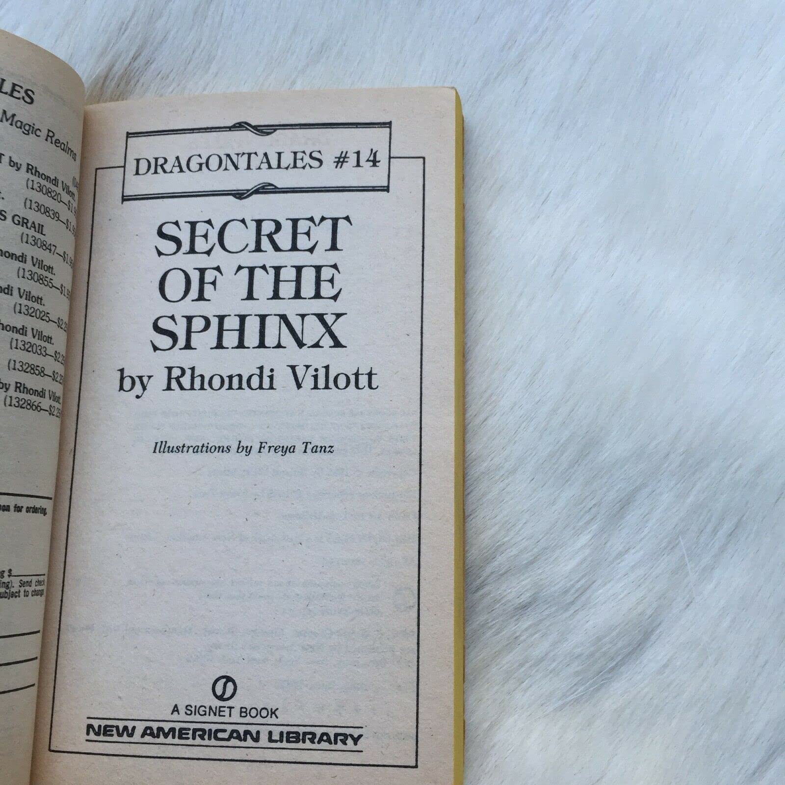 Secret of the Sphinx (Dragontales, #14)