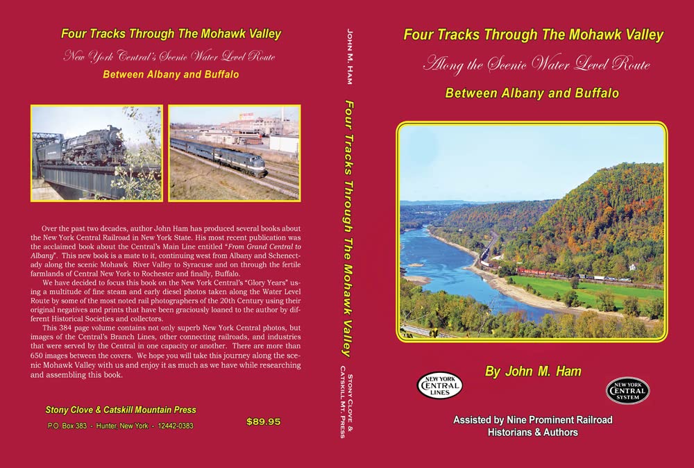 Four Tracks Through the Mohawk Valley: Along the Scenic Water Level Route Between Albany and Buffalo (Hardcover)