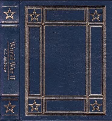 Rare CL Sulzberger World War II WW2 History Easton Press Leather Bound Deluxe Edition - The Easton Press