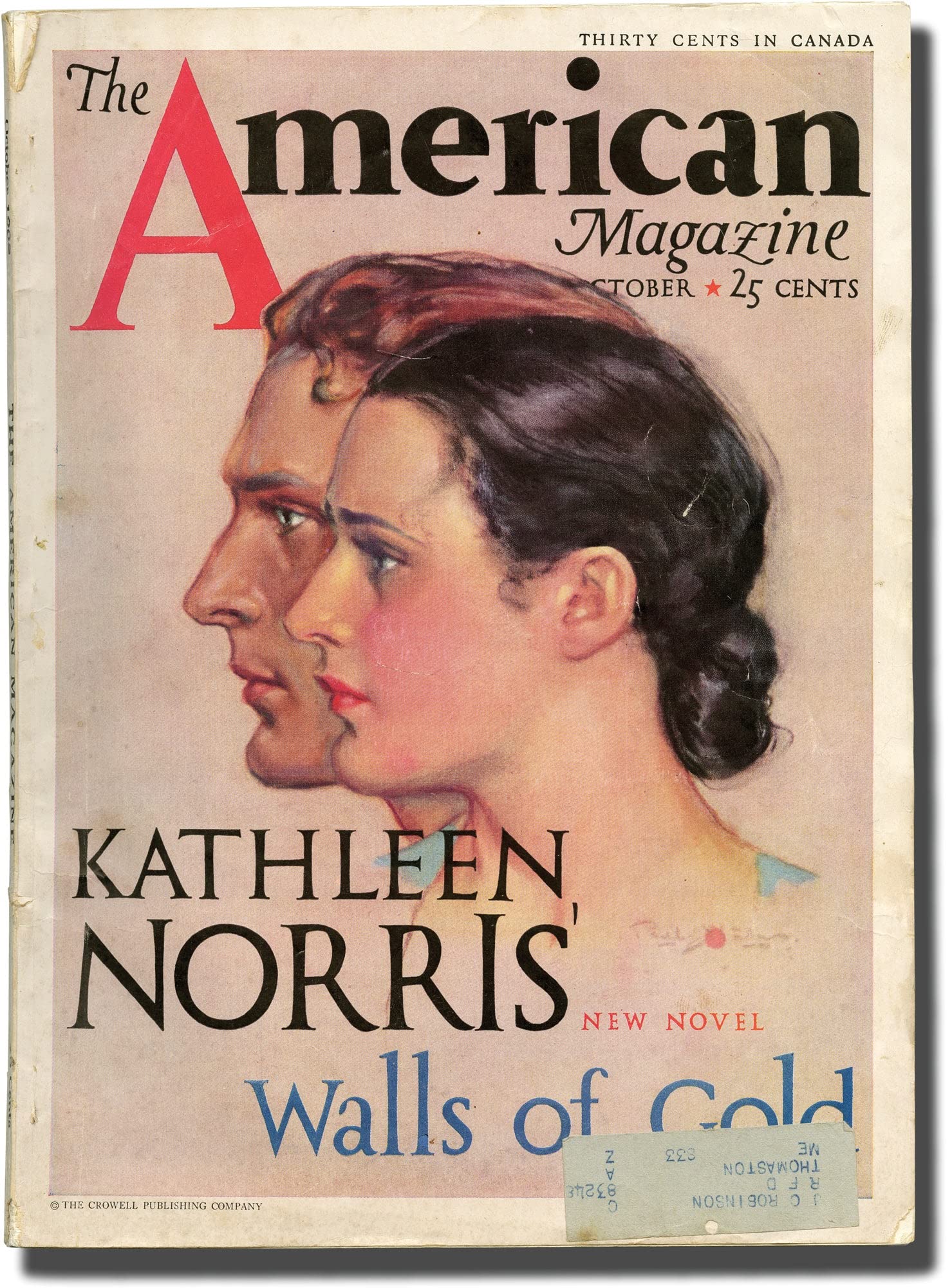 "Too Many Have Lived": first appearance in The American Magazine, October 1932 (Hardcover)