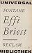 Effi Briest - bk1107 by Theodor Fontane