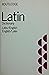 Latin-English and English-Latin Dictionary (Routledge Pocket Dictionaries Series)