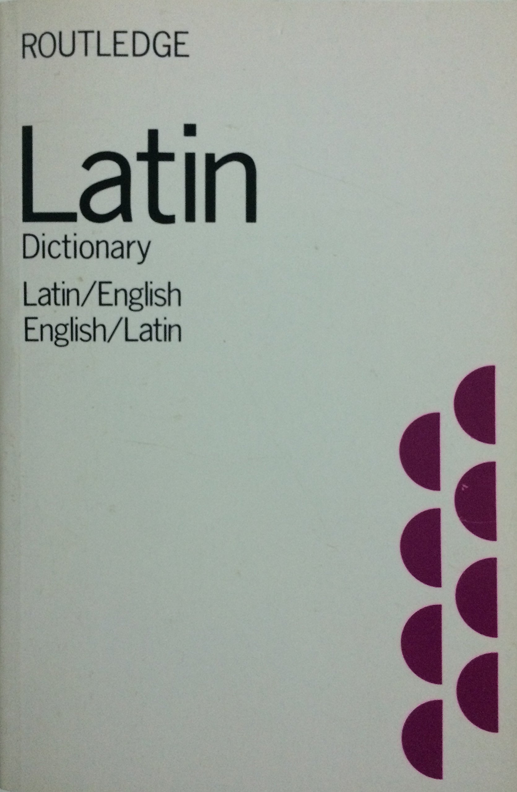 Latin-English and English-Latin Dictionary (Routledge Pocket Dictionaries Series)
