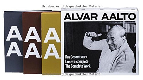 Alvar Aalto: Das Gesamtwerk / L'oeuvre compléte / The Complete Work (3 Volumes) by Alvar Aalto (1990-01-01)