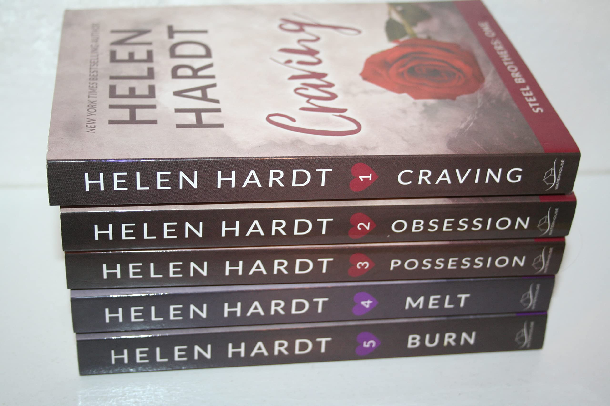 Helen Hardt's Steel Brothers Series books #1-5 (Paperback)