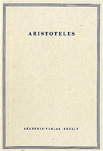 Aristoteles: Magna Moralia (Aristoteles Werke) by Franz Dirlmeier (1983-01-01)