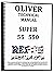 Oliver 55 Service Manual Te...