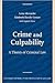Crime and Culpability 1st (first) editon Text Only