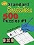 Standard Sudoku 500 Puzzles #1