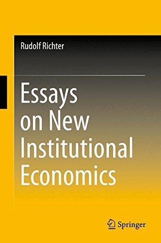 Essays on New Institutional Economics by Rudolf Richter (2015-04-30)