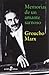 Memorias de un Amante Sarnoso by Groucho Marx