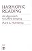 Harmonic Reading: An Approach to Chord Singing