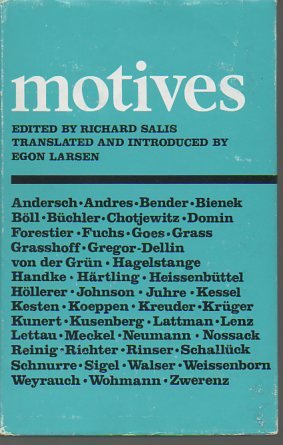 Motives: 46 contemporary German authors discuss their life and work (Hardcover)