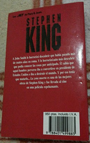 La Zona Muerta / The Dead Zone (Jet de Plaza & Janes) (Spanish Edition) 13th edition by King, Stephen published by Plaza & Janes Editores, S.A. Paperback