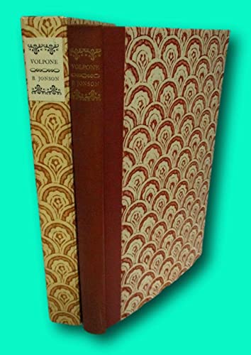 Rare Ben Jonson, VOLPONE or THE FOX, Limited Editions Club in Slipcase, 1952 [Hardcover] Ben Jonson