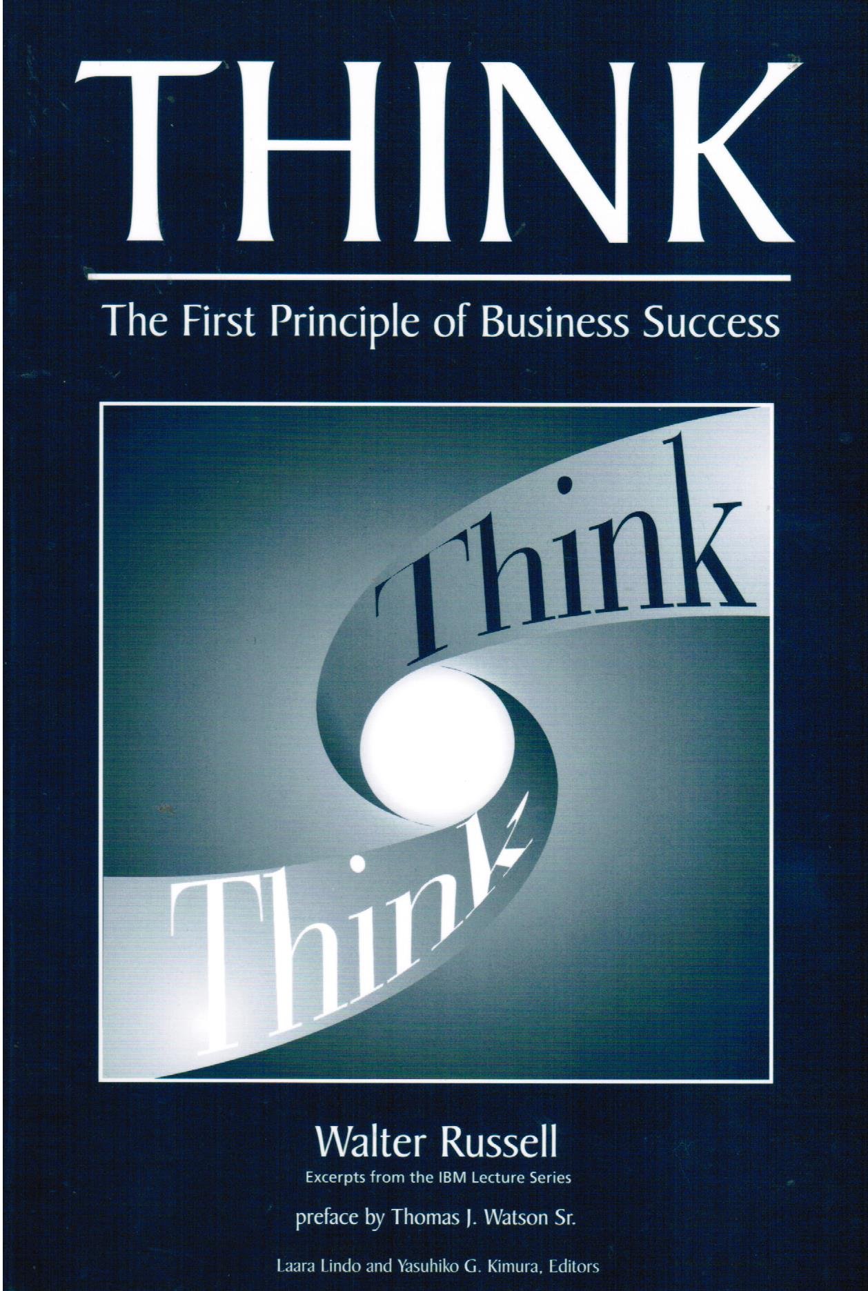 Think: The First Principle of Business Ethics (Paperback)