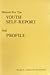 Manual for the Youth Self-Report and Profile