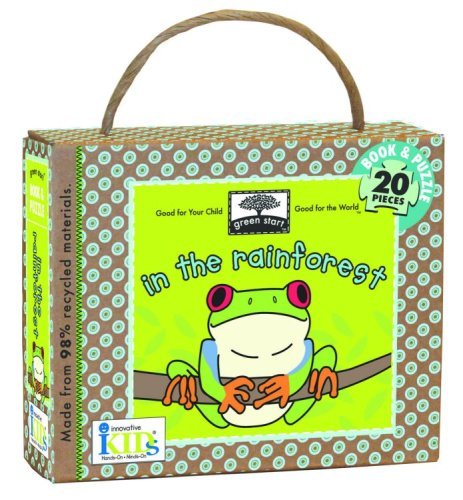 Green Start: In the Rainforest (Book and Puzzle) - Made From 98% Recycled Materials by IKids (2009-10-01)