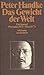 Das Gewicht Der Welt (German Edition) by Peter Handke by Peter Handke