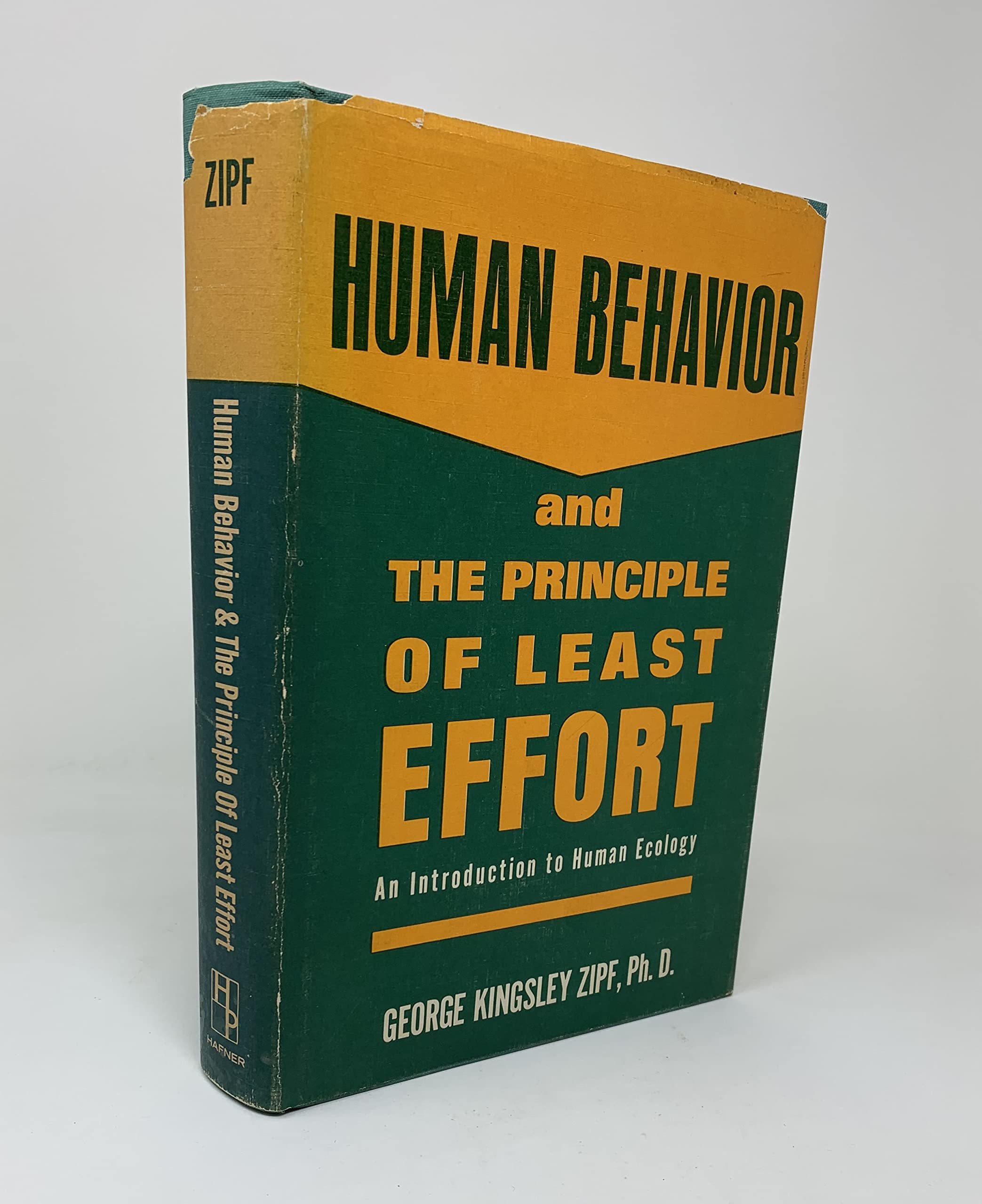 Human Behaviour and the Principle of Least Effort (Hardcover)