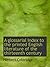 A glossarial index to the p...