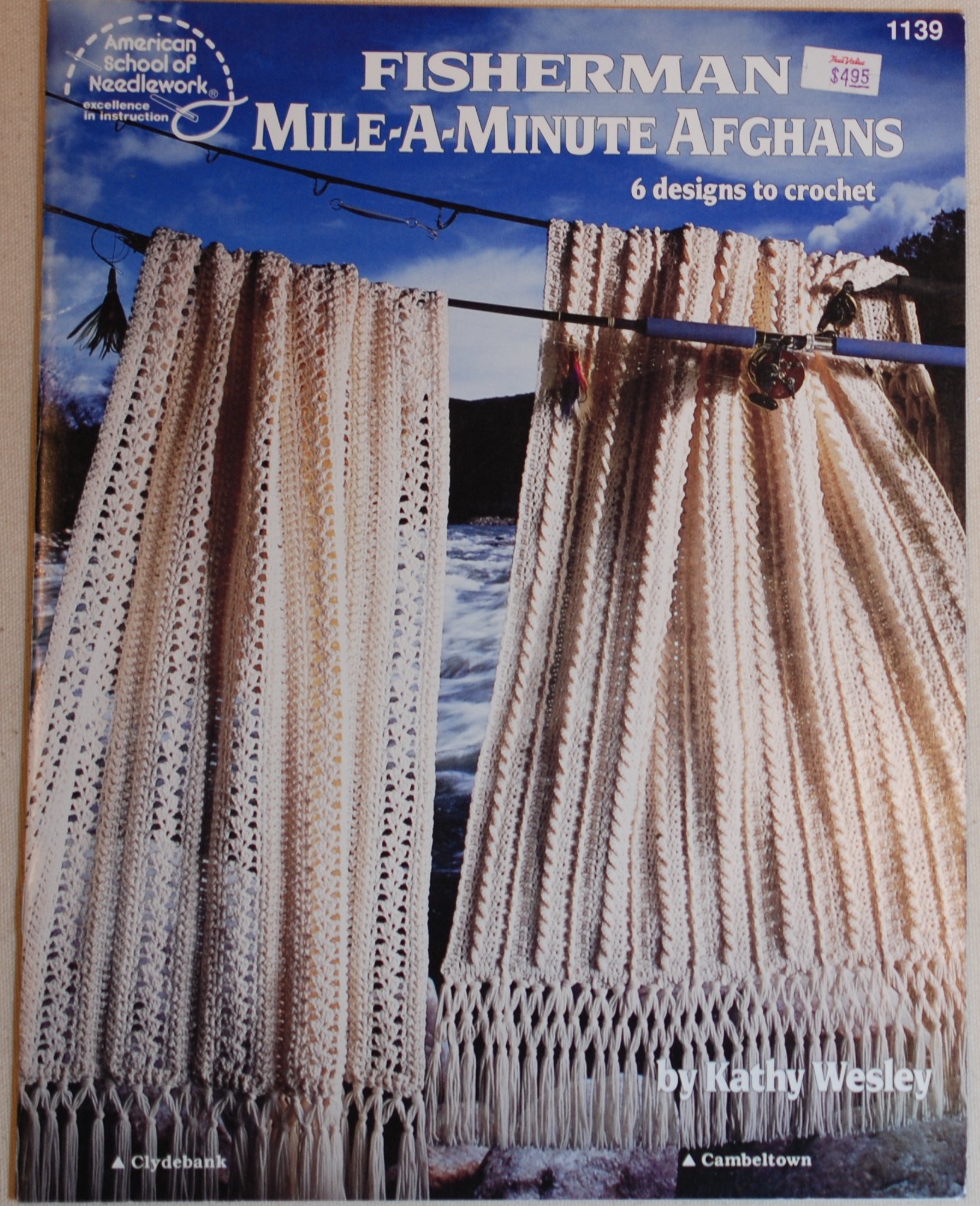 Fisherman mile-a-minute afghans: 6 designs to crochet (Unknown Binding)