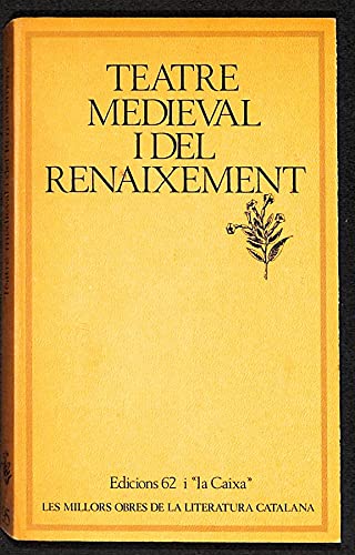 Teatre medieval i del Renaixement (Paperback)