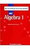 Holt Algebra 1: Homework and Practice Workbook
