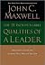 The 21 Indispensable Qualities of a Leader 2nd (second) edition Text Only