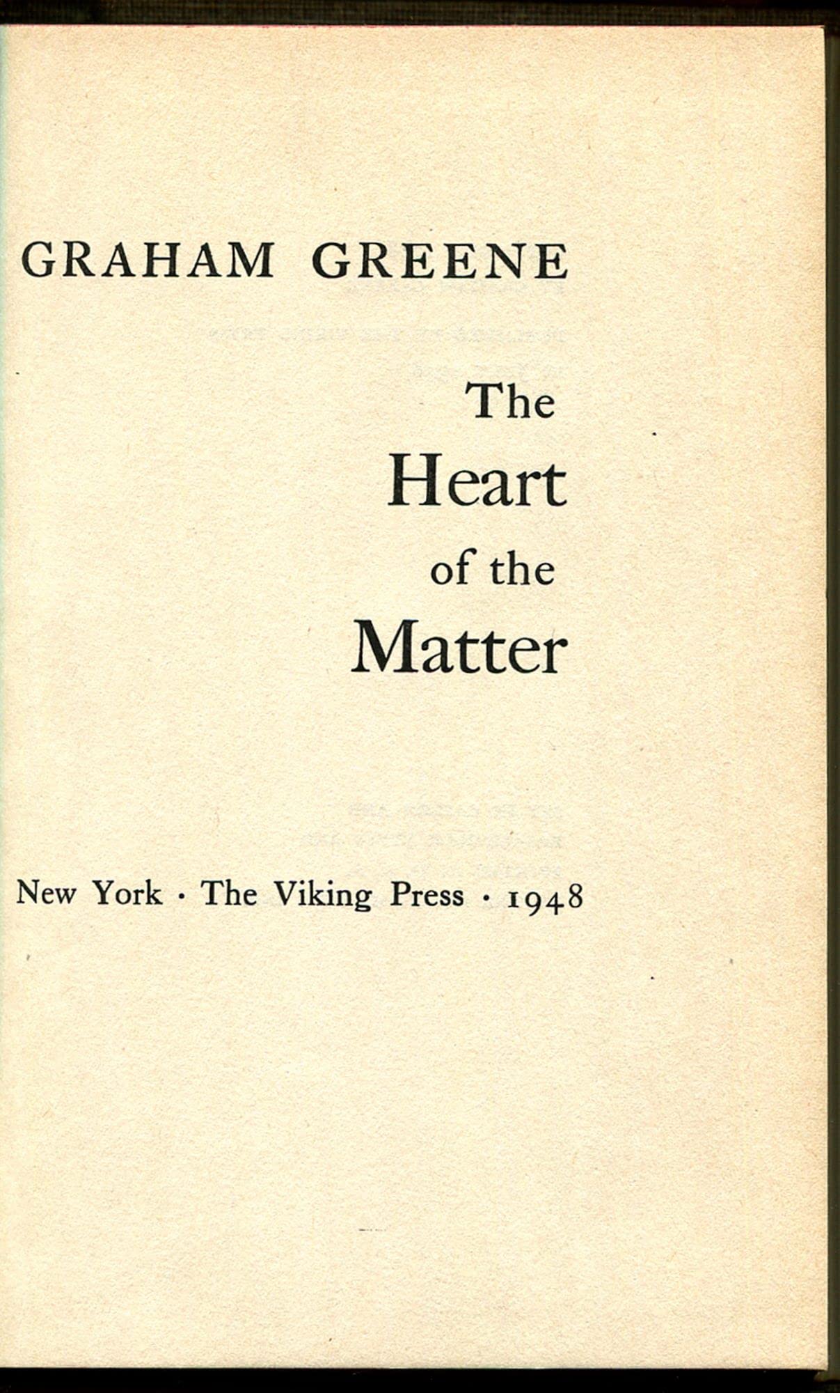 The Heart of the Matter