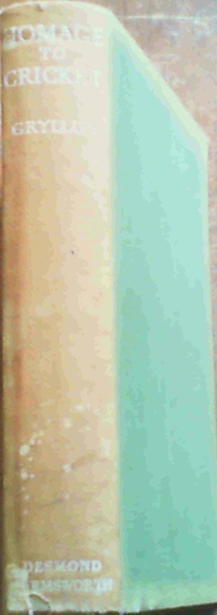 Homage to Cricket (Hardcover)